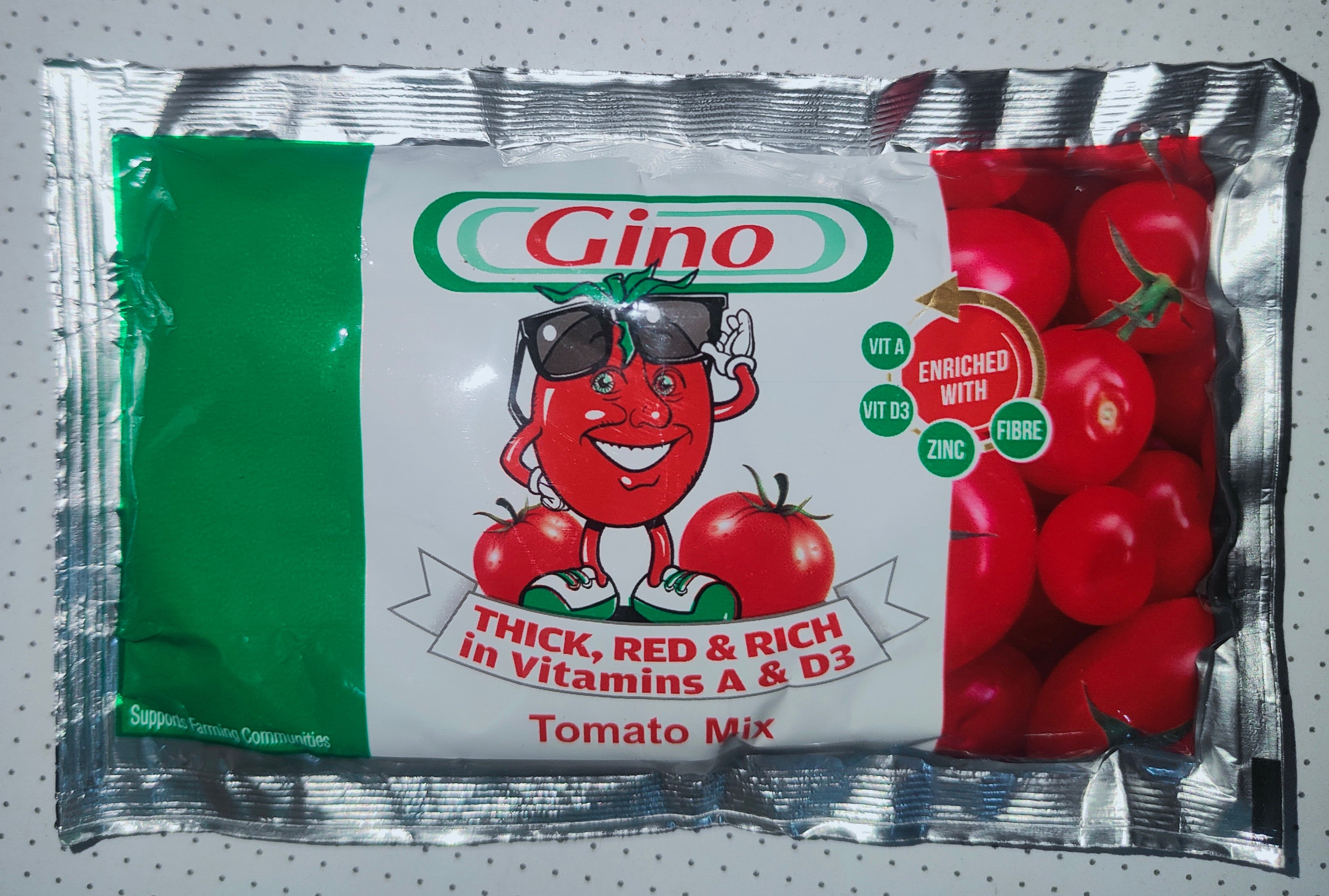 GINO TOMATO PASTE SACHET 70G (one roll) – Beemak Foods