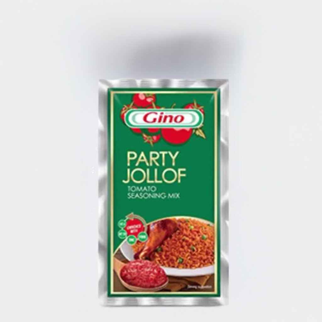 GINO PARTY JOLLOF TOMATO PASTE 70G (one roll)